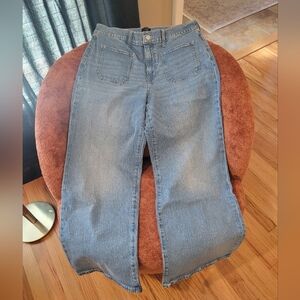 J. Crew Wide Leg Crop Jeans, Size 29